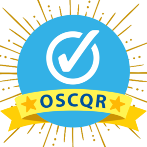 Decorative OSCQR award logo